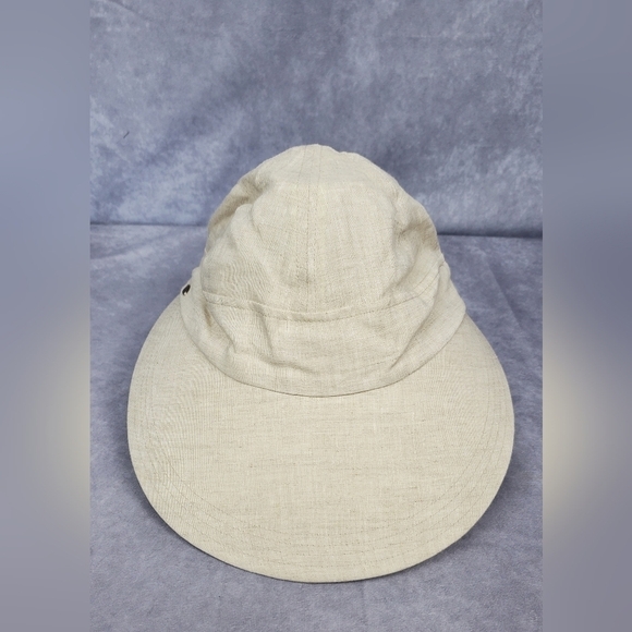 Scala Big‎ Brim Linen Beach Summer Vacation Women's Hat OS - Picture 2 of 9
